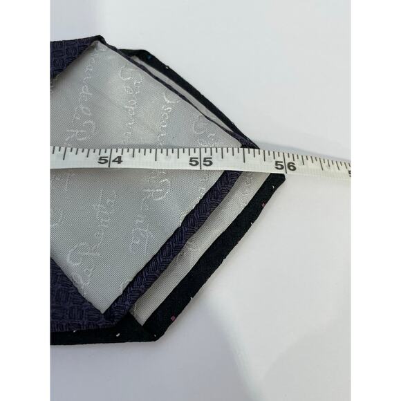 Oscar De La Renta Silk Necktie Lot of 2 Wedding Guest Preppy Office - Picture 5 of 6